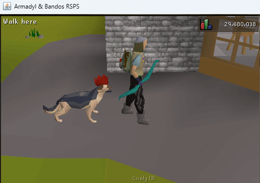 Pets and cosmetics in a PVP RSPS